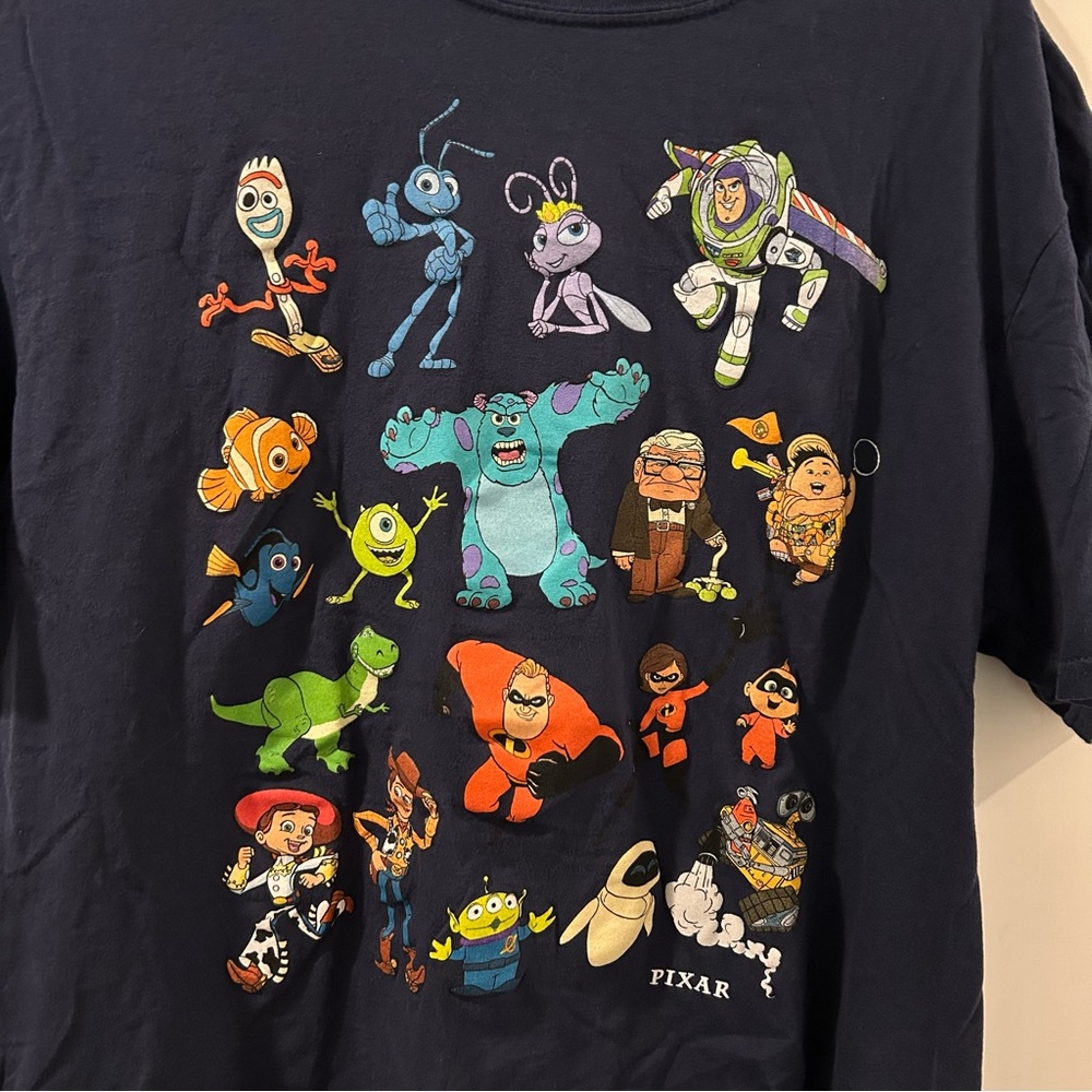 Unisex Disney Pixar Navy Blue T-shirt